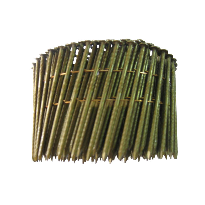 Threaded Coil Nails Hardware Manufacturers Wholesale Coil Nail Gun Special Nails Spiral Pallet Packaging Box Metal Polished Rod Coil Nails