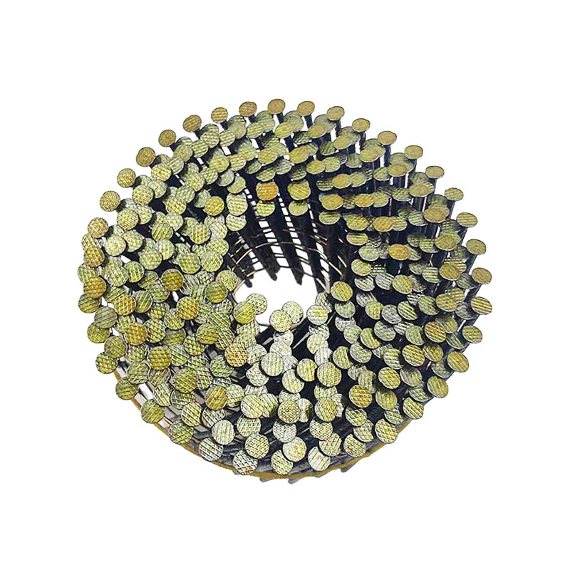 Threaded Polished Rod Coil Nail Hardware Manufacturer Packaging Q235 Material Spiral Pallet Packaging Box Metal Coil Nail