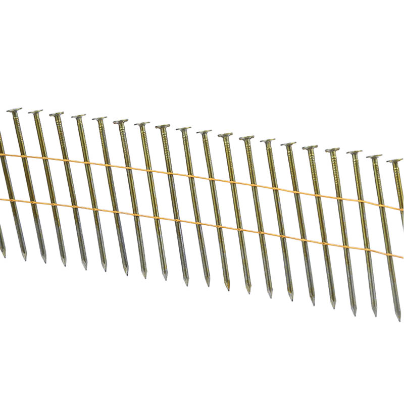 How does the manufacturing process of coil nails ensure consistent nail dimensions through precision mold design?